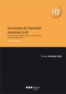 LECCIONES DE DERECHO PROCESAL CIVIL 6ª ED MARIA TERESA ARMENTA DEU