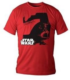 darth vader camiseta roja chico t-xl star wars-8436546892908