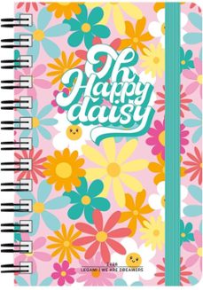 agenda 2026 12 meses 1 día página con espiral legami daisy-8052694032838