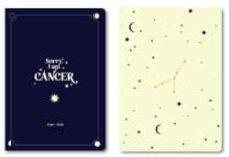 tantanfan pack 2 cuadernos grapados a6 horóscopo negro - cancer-8432715139058