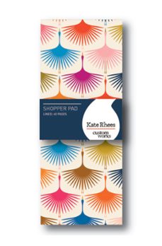 listin de compra con iman y bolsa  - kate rhees - cisnes art deco-5038681160398