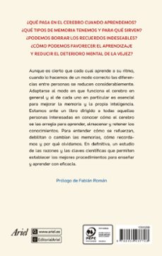 aprender, recordar, olvidar-ignacio morgado-9788434437708