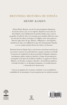 (pe) brevisima historia de españa: un ameno y riguroso recorrido por nuestro pasado-henry kamen-9788467041118