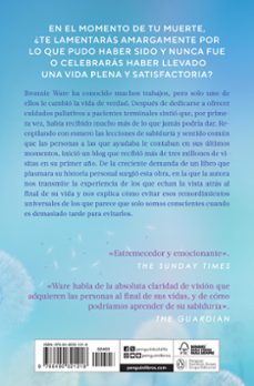 los cinco mandamientos para tener una vida plena-bronnie ware-9788490321218