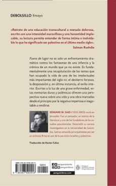 fuera de lugar-edward w. said-9788497592918