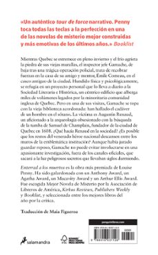 enterrad a los muertos (serie inspector armand gamache 6)-louise penny-9788416237128