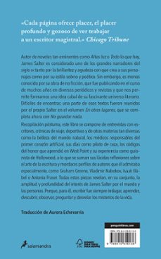 no guardar nada-james salter-9788410340138