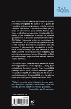 una salida honrosa-eric vuillard-9788411075138