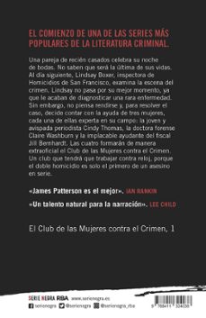 el primero en morir (el club de las mujeres contra el crimen 1)-james patterson-9788411324038