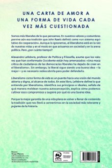 liberalismo como forma de vida-alexandre lefebvre-9788423438938