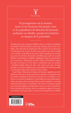 breve historia de la mentira fascista-federico finchelstein-9788430624638