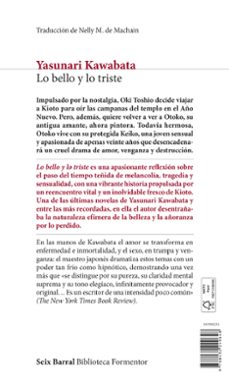 lo bello y lo triste-yasunari kawabata-9788432249648