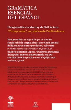 gramática esencial del español-manuel seco-9788467035858