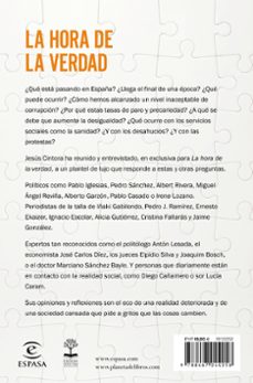 la hora de la verdad-jesus cintora-9788467044058