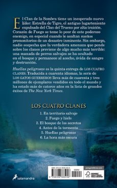 gatos guerreros los cuatro clanes v: huellas peligrosas-erin hunter-9788498385458