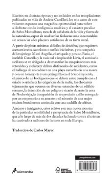 la conciencia de montalbano (comisario montalbano 34)-andrea camilleri-9788419346568