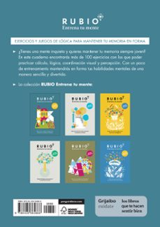 ejercicios y juegos de logica para mantener tu memoria en forma ( ed. exclusiva) (rubio. entrena tu mente)-9788425362668