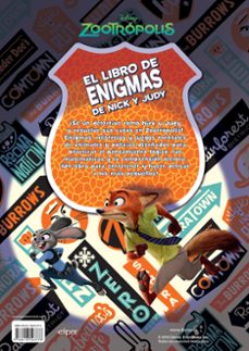 zootrópolis. el libro de enigmas de nick y judy (enigmas disney)-9788416548378