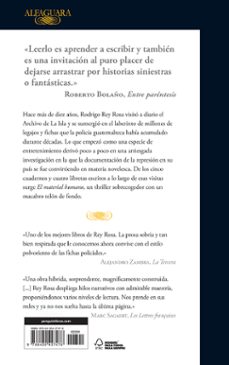 el material humano-rodrigo rey rosa-9788420427478