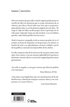 desde el amanecer-rosa chacel-9788426426178