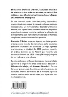 consigue una memoria asombrosa: tecnicas y consejos que cambiaran tu vida-dominic o brien-9788449326578