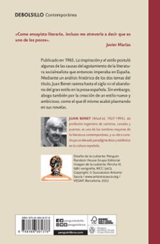 la inspiración y el estilo-juan benet-9788466361378