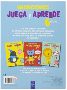 vacaciones. juega y aprende. 6 años-9788408206088