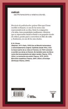 breviario de podredumbre-emile michel cioran-9788430627288