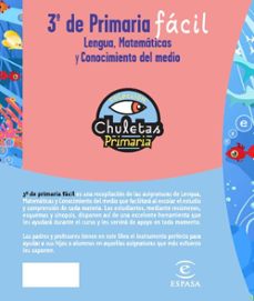 chuletas para 3º de primaria facil: lengua, matematicas y conocim iento del medio-gabriela pro-9788467032888