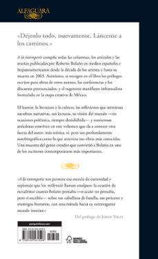 Imagen Secuandaria de A LA INTEMPERIE: COLABORACIONES PERIODÍSTICAS, INTERVENCIONES PÚB LICAS Y ENSAYOS. Abrir galería completa.