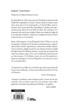 cita en samarra-john o hara-9788426423498