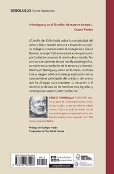 el jardin del eden-ernest hemingway-9788497935098