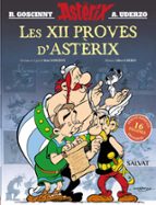 Astéris y Obélix con Caius Pupus leyendo las pruebas