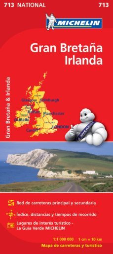 mapa gran bretaña,irlanda 2012 (ref. 713) (1/1.000.000)-9782067170308
