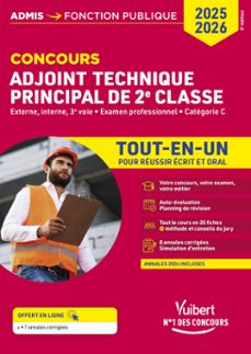 concours adjoint technique principal de 2e classe - categorie c - tout-en-un - annales 2024 incluses (ebook)-9782311222708