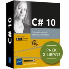 c@ 10 pack de 2 libros : domine el desarrollo con visual studio 2022-christophe mommer-jerome hugon-9782409039508