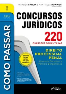 como passar em concursos juridicos - 9ª ed - 2025 (ebook)-eduardo dompieri-patricia bergamasco-9786561206808