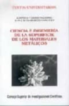 ciencia e ingenieria de la superficie de los materiales metalicos-9788400079208