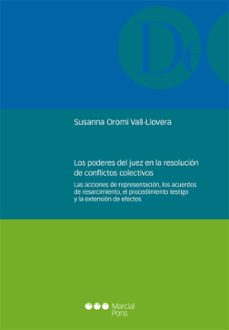 los poderes del juez en la resolucion de conflictos colectivos-susana oromi vall-llovera-9788413817408