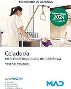 celador/a en la red hospitalaria. test del temario-9788414278208