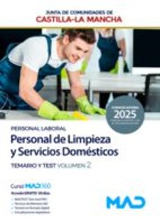 personal de limpieza y servicios domesticos (personal laboral de la junta de comunidades de castilla-la mancha). temario y test   (vol. 2)-9788414291108