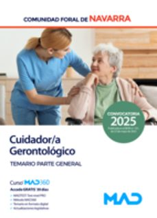 cuidador/a gerontologico. temario parte general-9788414297308