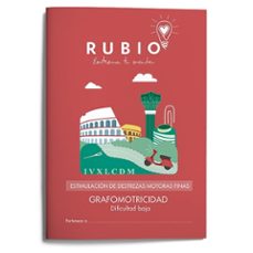 rubio entrena tu mente: grafomotricidad (dificultad baja)-9788416744008