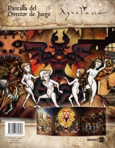 aquelarre pantalla del director de juego: la nueva pantalla de aquelarre es una ayuda indispensable para tus partidas del juego de rol demoniaco medieval-9788416780808