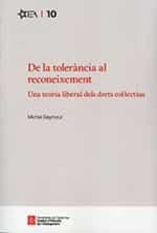 de la tolerancia al reconeixement. una teoria liberal dels dretscollectiuse-9788418601408