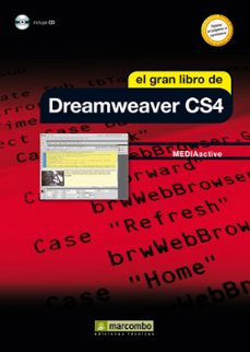 el gran libro de dreamweaver cs4 (incluye cd)-9788426715708