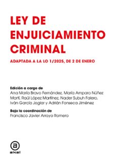 ley de enjuiciamiento criminal-javier (coor.) arroyo-9788446056508