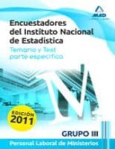 encuestadores instituto nacional de estadistica. personal laboral-9788467668308