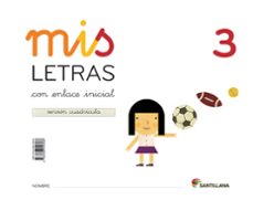 mis letras 3 cuadricula infantil 4 años (cuad+cuentos) ed 2016-9788468040608