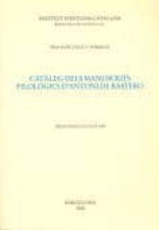 cataleg dels manuscrist filologics d antoni de bastero-francesc feliu-9788472835108